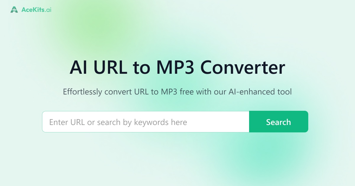 Convertitore da URL a MP3 con AI - Gratuito e Online